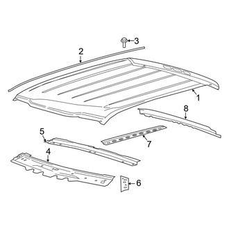 Ford OE - Cab - Roof & Components (W/O Panoramic), (Crew Cab)