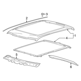 Ford OE - Cab - Roof (With Panoramic), (Crew Cab)