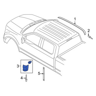 Ford OE - Right Truck Cab Corner Trim Panel