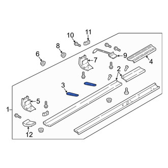 Ford OE - Right Running Board Step Pad