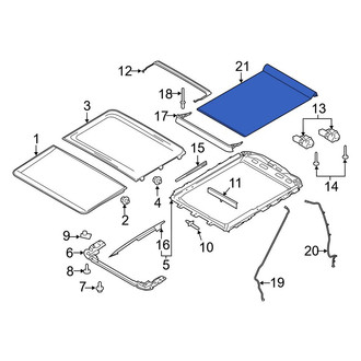 Ford OE - Sunroof Cover