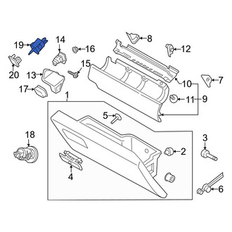 Ford OE - Front Glove Box Light