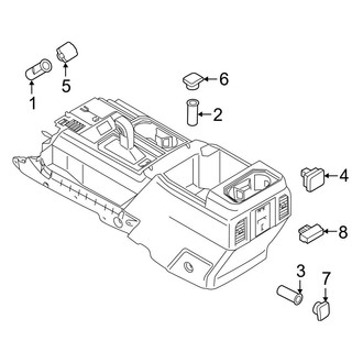 Ford OE - Front Console (Full Length Electrical Components)