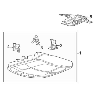 Ford OE - Overhead Console (Full Length, Medium Length Console)