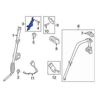 Ford OE - Front Seat Belt Height Adjuster
