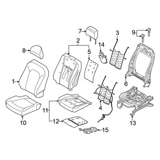 Ford OE - Seats & Tracks - Front Seat Components (Bucket Seat)