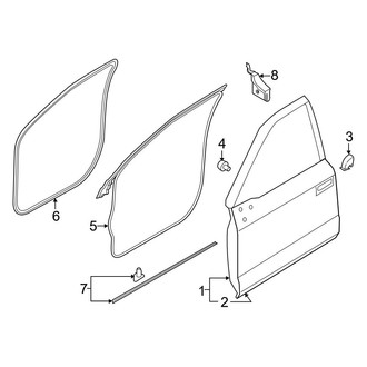Ford OE - Front Door - Door & Components