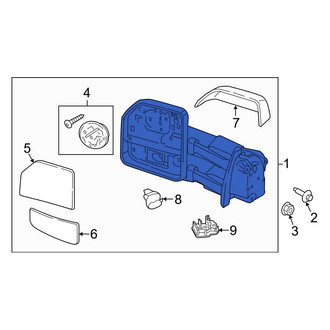 Ford OE - Front Right Door Mirror