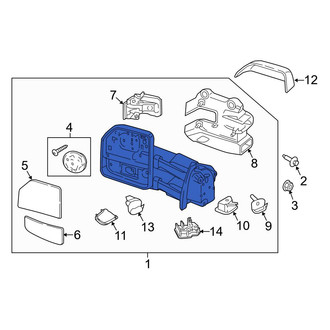 Ford OE - Front Left Door Mirror