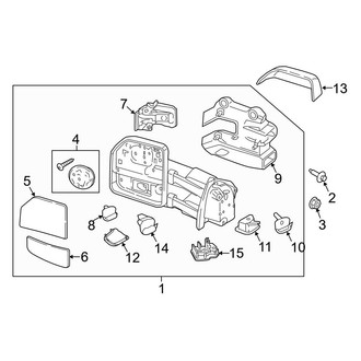 Ford OE - Front Door - Outside Mirrors (Power Telescoping)