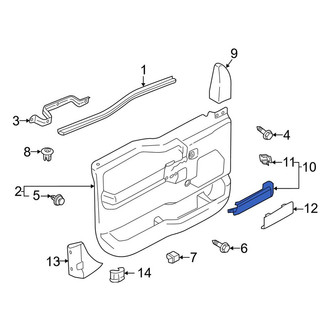 Ford OE - Front Right Door Armrest