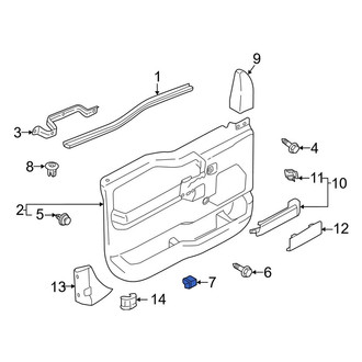 Ford OE - Door Interior Trim Panel Nut