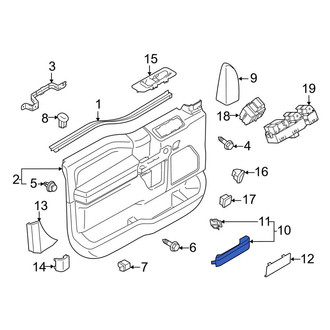 Ford OE - Front Left Interior Door Pull Handle