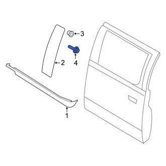Ford OE - Door Applique Nut