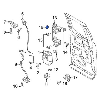 Ford OE - Door Hinge Cap