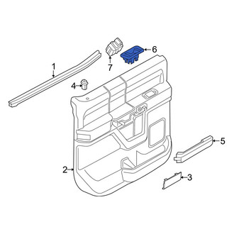 Ford OE - Front Right Door Switch Trim Panel