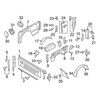 Ford OE - Pick Up Box - Box Assembly (8' Box)