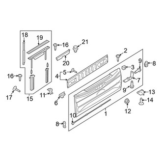 Ford OE - Tail Gate (With Flex Step)
