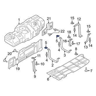 Ford OE - Upper Suspension Shock Absorber Nut