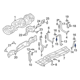 Ford OE - Exhaust System Hanger Bolt