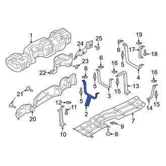 Ford OE - Front Fuel Tank Strap