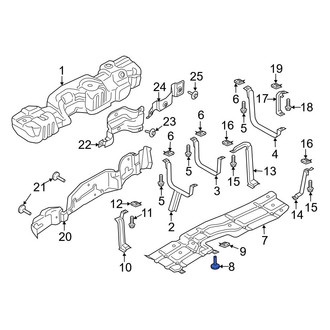 Ford OE - Fuel Tank Skid Plate Bolt
