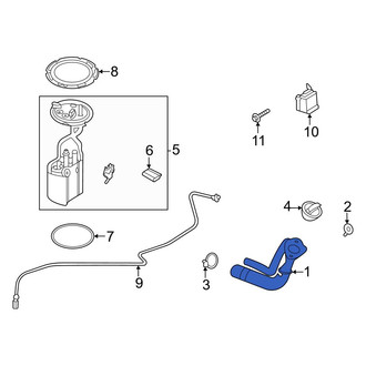 Ford OE - Fuel Tank Filler Neck