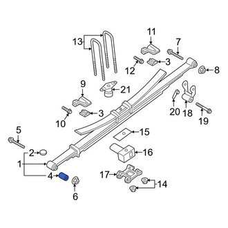 Ford OE - Rear Leaf Spring Bushing