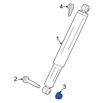 Ford OE - Bumper Face Bar Mount Nut