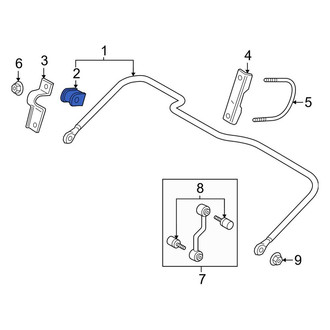 Ford OE - Front Suspension Stabilizer Bar Bushing