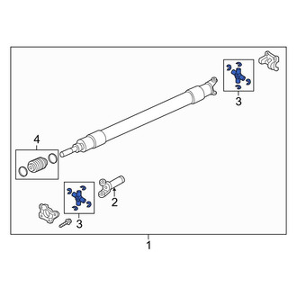 Ford OE - Rear Forward Universal Joint