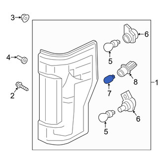 Ford OE - Rear Back Up Light Bulb