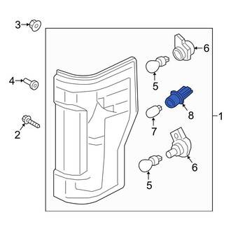 Ford OE - Rear Back Up Light Socket
