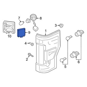 Ford OE - Rear Blind Spot Detection System Warning Sensor