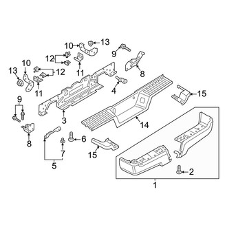 Ford OE - Rear Bumper - Bumper & Components