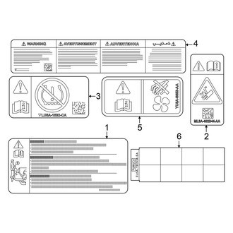 Ford OE - Information Labels - Labels