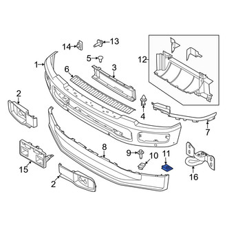 Ford OE - Outer Valance Panel Nut