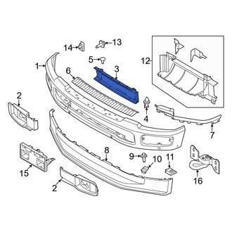 Ford OE - Front Left Bumper Trim