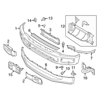 Ford OE - Front Bumper - Bumper & Components (Bumper & Trim)