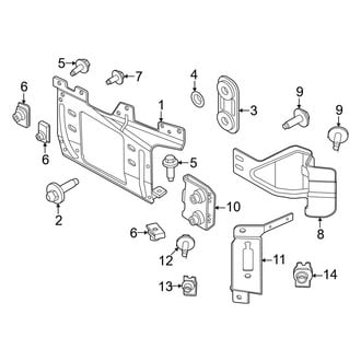 Ford OE - Front Bumper - Bumper & Components (Mounting & Brackets)
