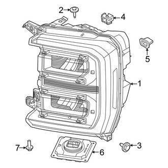 Ford OE - Front Lamps - Headlamp Components (LED Lamps)