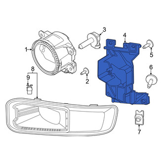 Ford OE - Right Fog Light Bracket