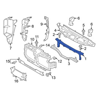 Ford OE - Front Upper Radiator Support Tie Bar