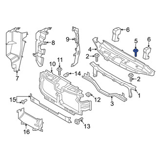 Ford OE - Radiator Support Access Cover Rivet