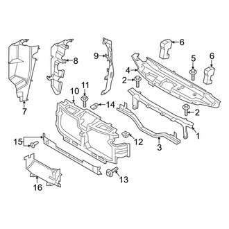 Ford OE - Radiator Support