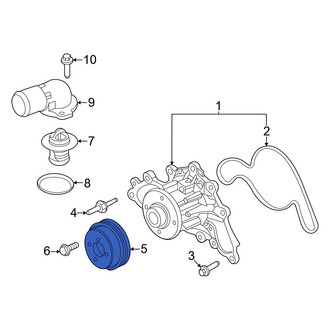 Ford OE - Engine Water Pump Pulley