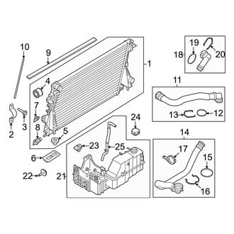 Ford OE - Cooling - Radiator & Components (Main Cooling System)