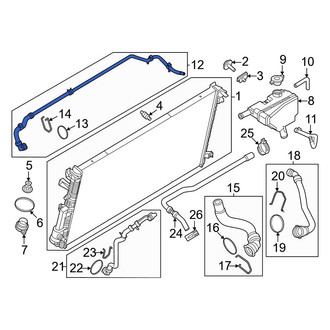 Ford OE - Upper Radiator Coolant Hose