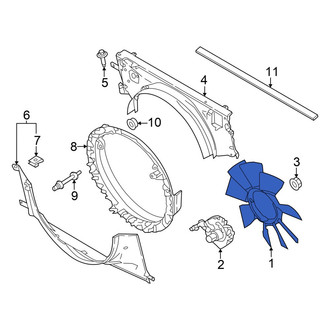 Ford OE - Engine Cooling Fan Clutch Blade