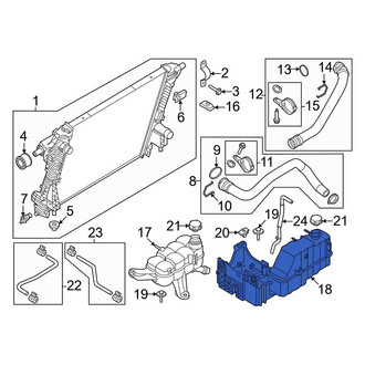 Ford OE - Engine Coolant Reservoir
